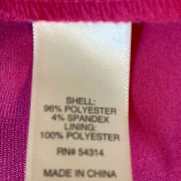 Bisou Bisou Barbie pink off/cold shoulder body con classic dress Sz 8 - Picture 10 of 14